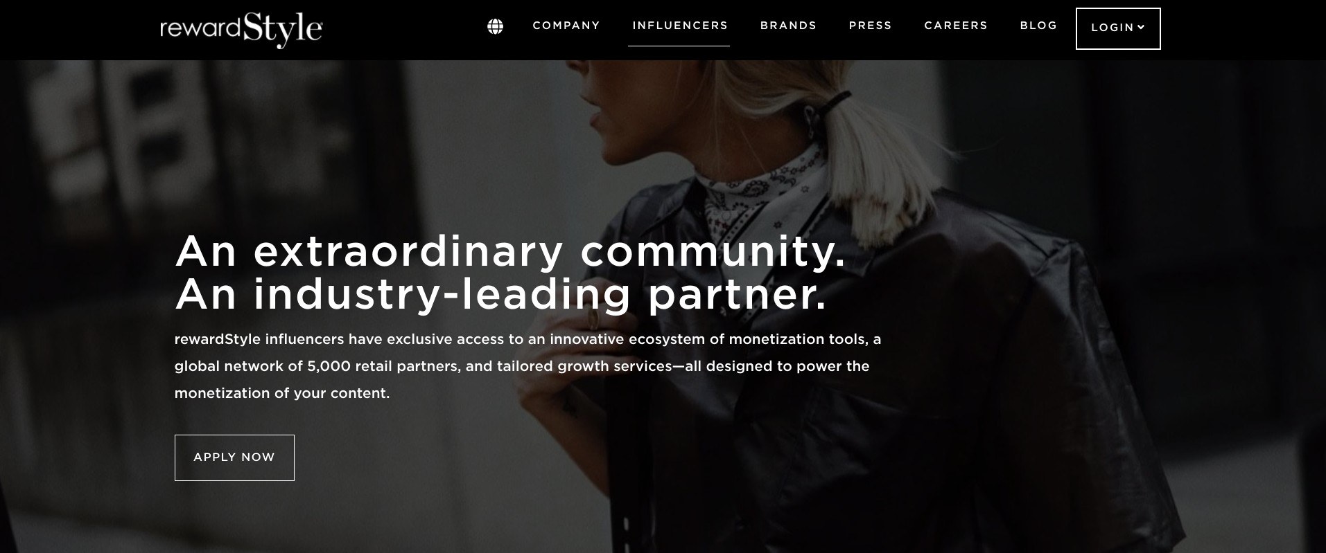 rewardstyle affiliate network- fashion affiliate programs