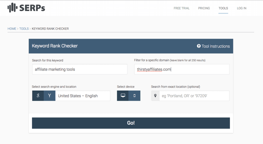 serp checker tool