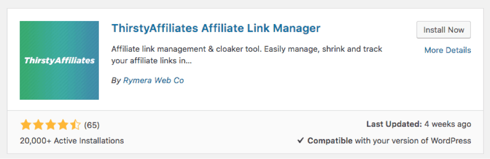 thirstyaffiliates plugin