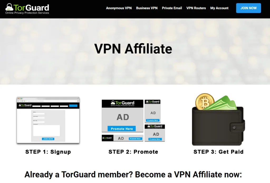 TorGaurd- a vpn affiliate program