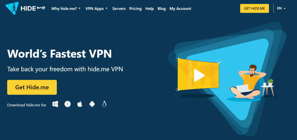 Hide.me - um programa de afiliados de VPN