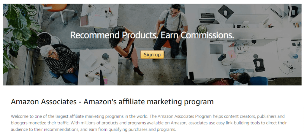 "Amazon Associates" - el Programa de Afiliación de Amazon 