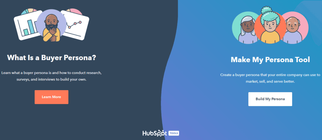  Hubspot's Buyer Persona tool