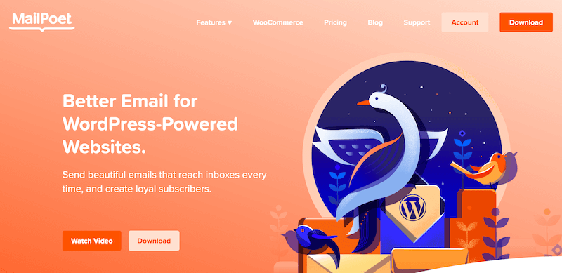 MailPoet home page