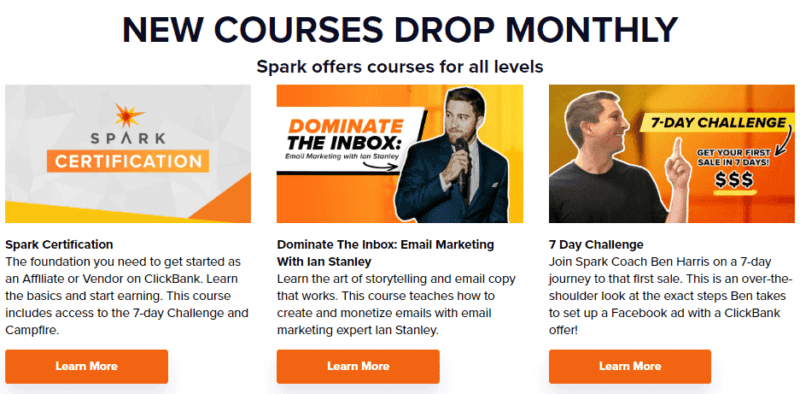 Cours de marketing Spark