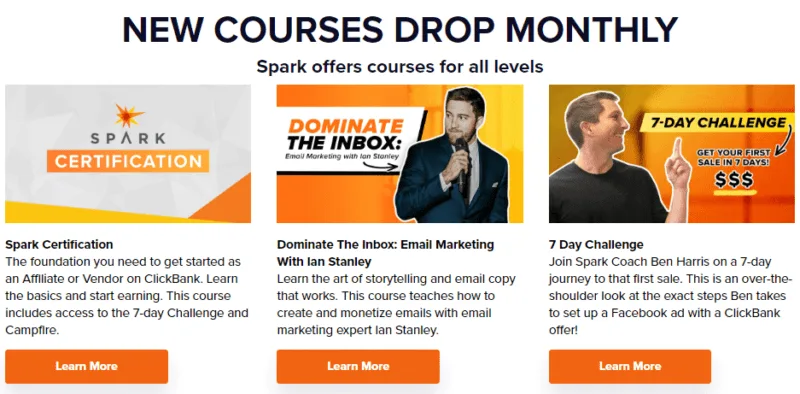 Cours de marketing Spark