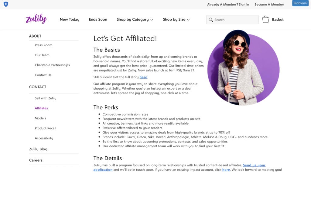 A Zulily está em um dos melhores nichos de marketing de afiliados