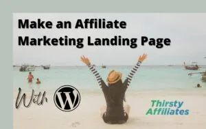 Como criar uma página de destino de marketing de afiliados com o WordPress
