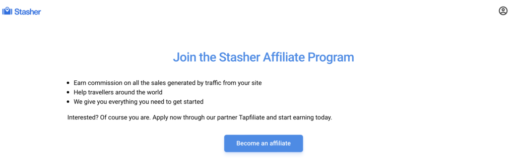 Stasher affiliate program