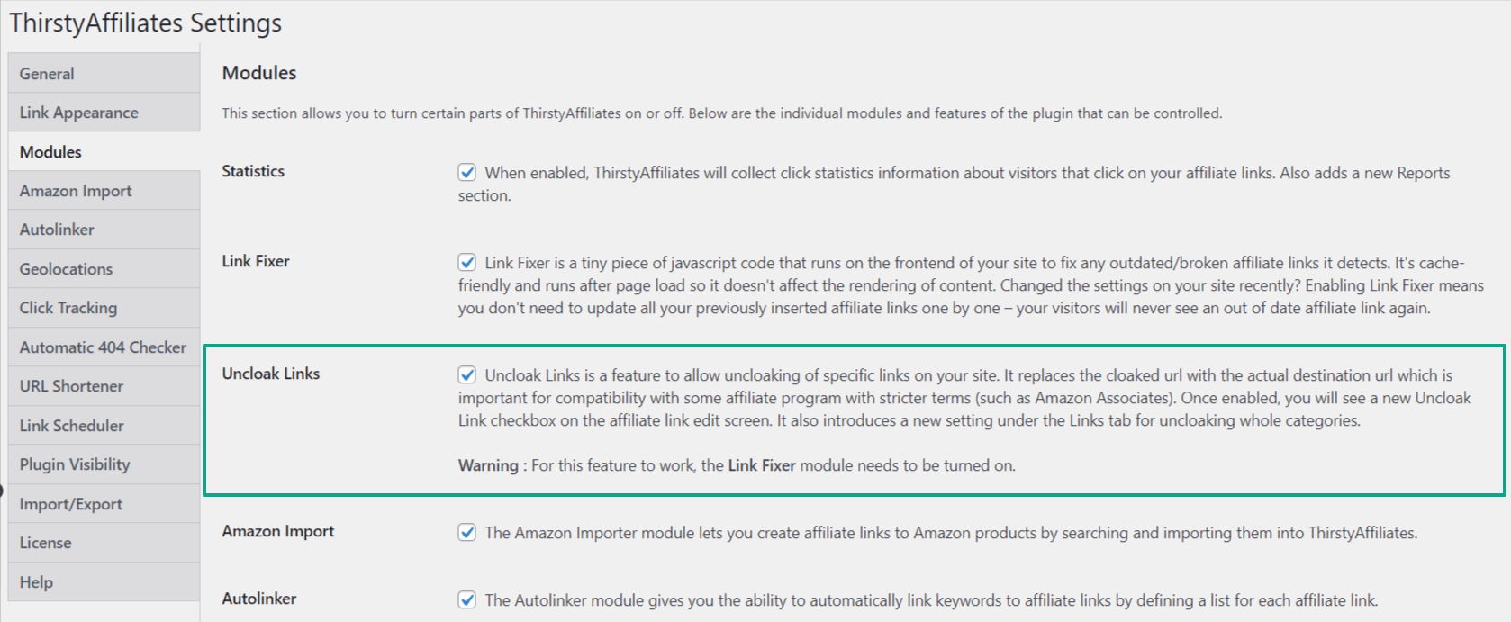 How to Uncloak Your Amazon Affiliate Links Using ThirstyAffiliates