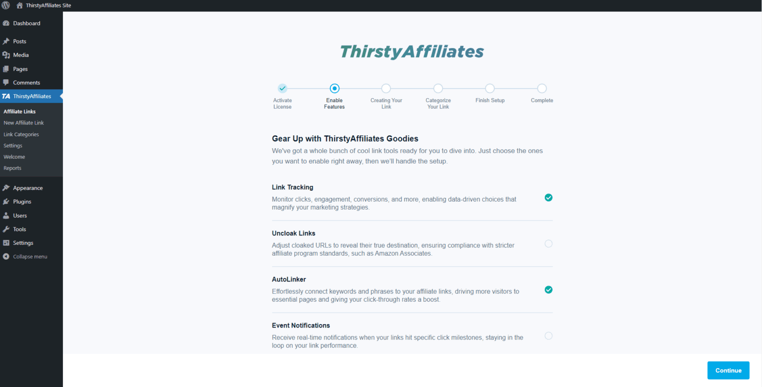 Primeros pasos con ThirstyAffiliates | ThirstyAffiliates