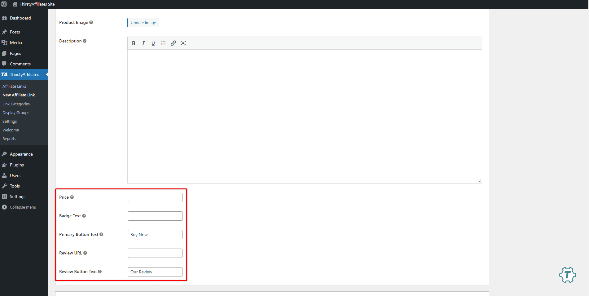 Produktanzeigen Preis und Schaltflächen