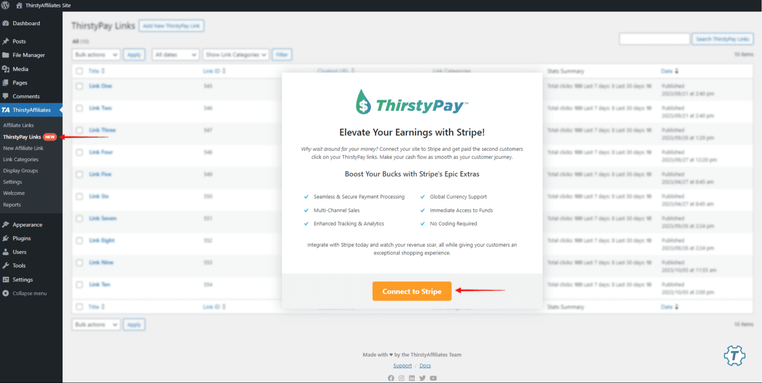 Getting Started with ThirstyPay™ Links | ThirstyAffiliates